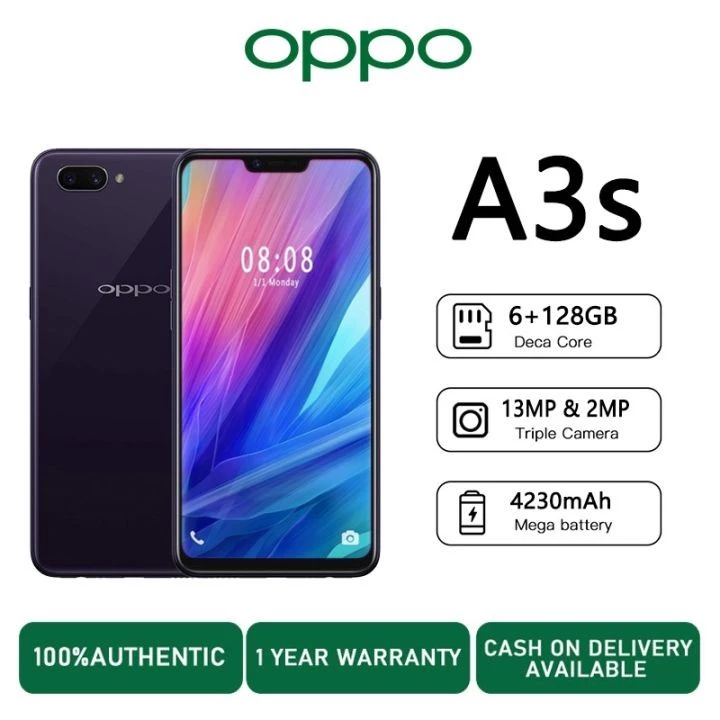 OPPO A3s 6GB/128GB (Refurbished - ตัวแรง ราคาคุ้มที่สุด)